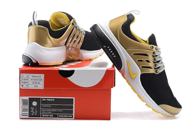 nike presto jaune