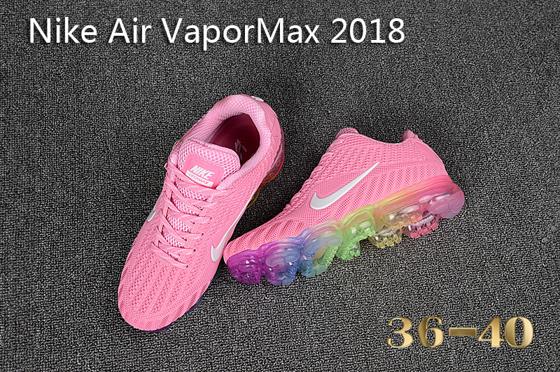 vapormax rose enfant