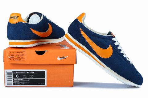 nike cortez blue with yellow swoosh